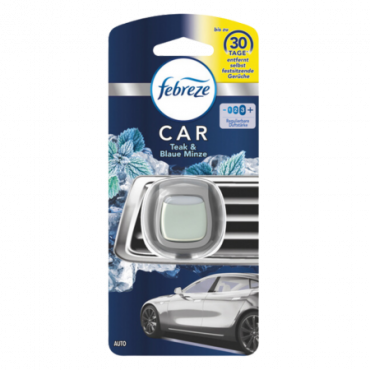 Febreze auton ilmanraikastin Teak & sininen minttu - 2ml