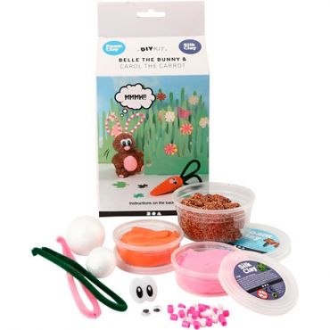 Hauskat ystävät Belle Pupu & Carol Porkkana DIY Kit