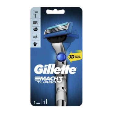 Gillette Mach3 Turbo 3D -kaavin