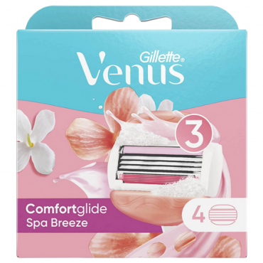 Gillette Venus Comfortglide Spa Breeze partaterät 4 kpl
