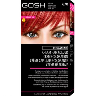 GOSH Hiusväri - 670 Vivid Red (elävä punainen)