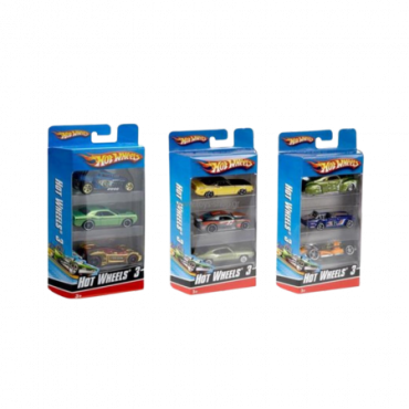 How Wheels 1:64 3-pack - Valikoima
