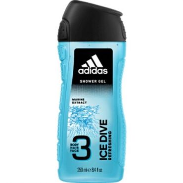 Adidas 3in1 Ice Dive suihkugeeli - 250ml