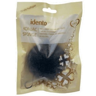 Idento Konjac Sieni - Bambu Charchoal