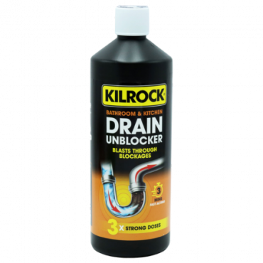 Kilrock Bathroom & Kitchen Drain Unblocker – 1000ml