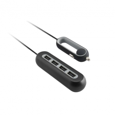 KSIX 4x USB A musta autolaturi - 1 5m