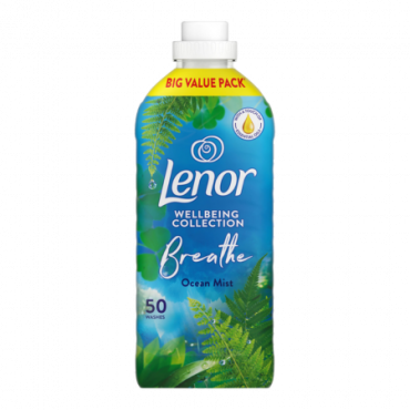 Lenor Wellbeing Ocean Mist huuhteluaine - 1 65L