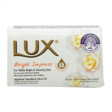 LUX Bright Impress Japanilainen kamelia- ja sitrusöljy käsisaippua - 80g