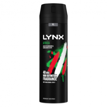 Lynx Africa vartalosuihke - 200ml