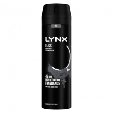 Lynx Black vartalosuihke - 200ml
