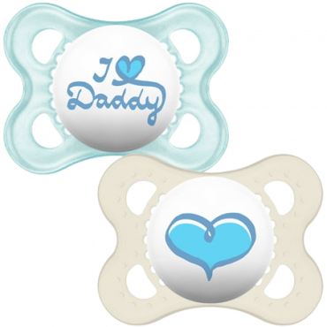 MAM Style tutti I Love Daddy sininen - 2 kpl