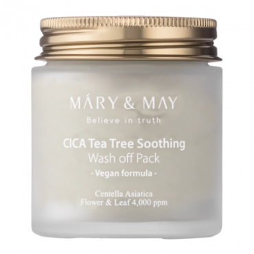 Mary & May Cica Tea Tree rauhoittava Wash Off Pack - 125g