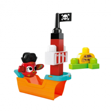 Mega Bloks Peek A Blocks Merirosvolaiva - 11 kpl