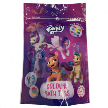 My Little Pony värikylpylälehdet - 9 kpl.