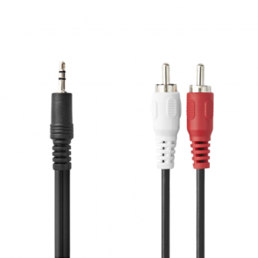 Nedis Stereot Audio 3.5 jne. Hän to 2x RCA Kaapeli - 5 metriä