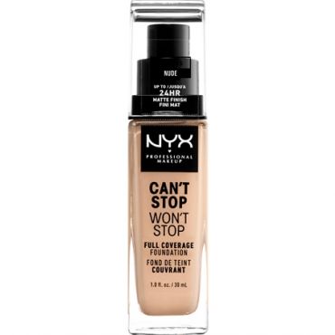 NYX Can't Stop Won't Stop Foundation - Nude - Pohjustusvoide