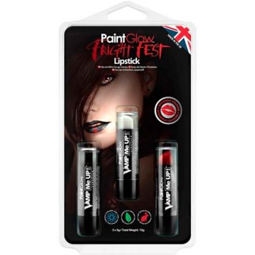 PaintGlow Fright Fest huulipuna - 3 kpl