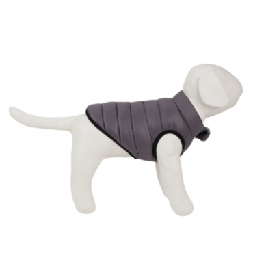 Peppy Buddies erittäin kevyt harmaa puffy koiran takki - XL