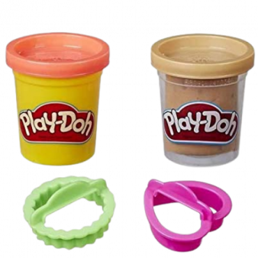Play-Doh Kitchen Creations -muotoilusavi - Punainen ja Ruskea