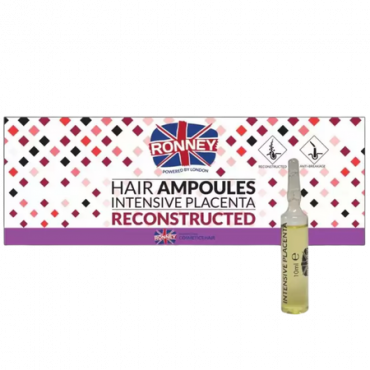 Ronney Hair Ampullit Intensive Plancenta Reconstructed 12 x 10 ml