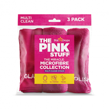 Stardrops The Pink Stuff Multi Clean 3-pack mikrokuituliinat