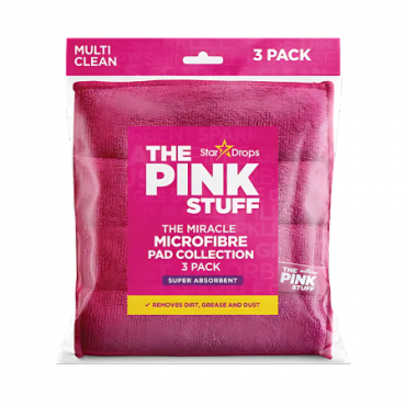Stardrops The Pink Stuff The Miracle Microfibre Collection - 3 pakkausta