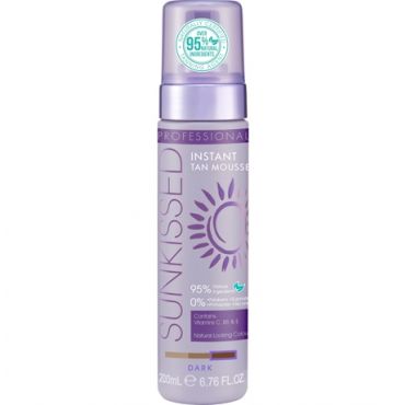 SUNkissed Professional Instant Self Tanning Mousse - Tumma väri