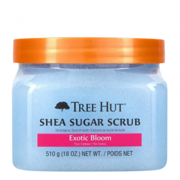 Tree Hut Shea sokerikuorinta Exotic Bloom - 510g