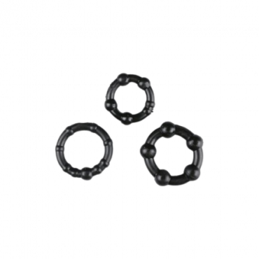 Trinity Vibes Stretchy Penis Rings - 3 kpl.