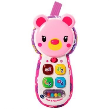 VTech Peek & Play -lelukännykkä - vaaleanpunainen