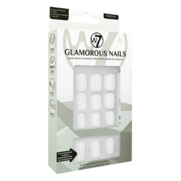 W7 Glamorous Nails Valkoinen lilja - 24 kpl