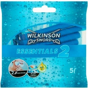 Wilkinson Sword Essentials 2 Kertakäyttökaapimet - 5 kpl