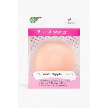 Brushworks - Caches-Tétons En Silicone - Nude - One Size, Nude