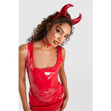 Cornes De Diable En Synthétique - Halloween - Rouge - One Size, Rouge