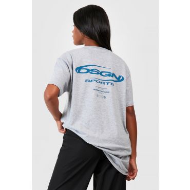 T-Shirt Oversize À Slogan Dsgn Studio - Gris - L, Gris
