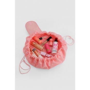 Pochette De Maquillage À Cordon De Serrage - Rose - One Size, Rose
