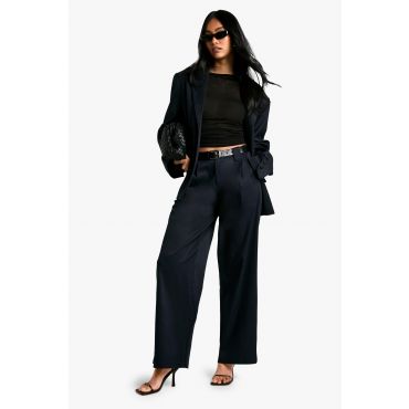 Pantalon Droit Slim - Bleu Foncè - 40, Bleu Foncè