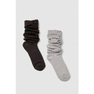 Lot De 2 Paires De Chaussettes - Multicolore - One Size, Multicolore