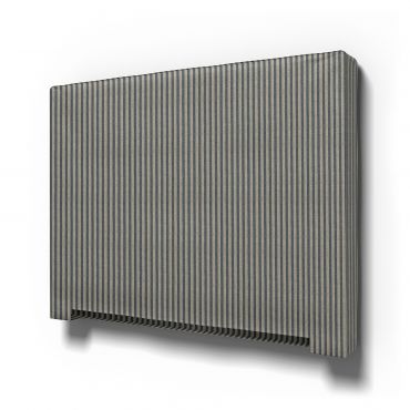 IKEA - Abelvär Headboard Cover, Dark Blue / Natural, Linen - Bemz