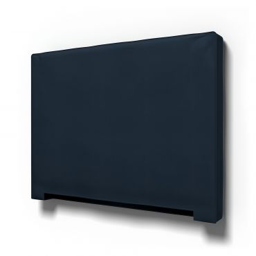IKEA - Abelvär Headboard Cover, Navy Blue, Cotton - Bemz