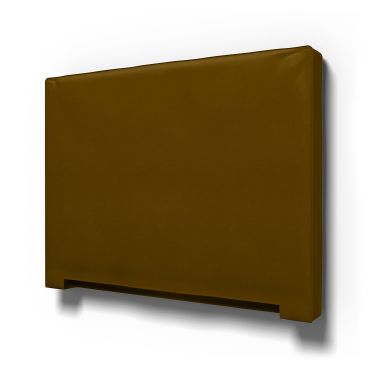 IKEA - Abelvär Headboard Cover, Turmeric, Velvet - Bemz