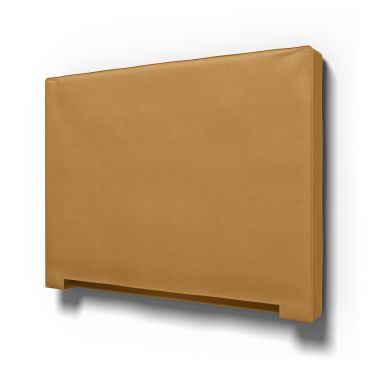 IKEA - Abelvär Headboard Cover, Mustard, Linen - Bemz