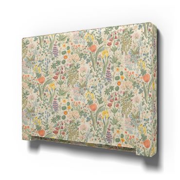 IKEA - Abelvär Headboard Cover, Blomsterhav Light, BEMZ x BORÅSTAPETER COLLECTION - Bemz