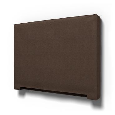 IKEA - Abelvär Headboard Cover, Chocolate, Bouclé & Texture - Bemz