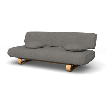 IKEA - Allerum Sofa Bed Cover, Taupe, Bouclé & Texture - Bemz