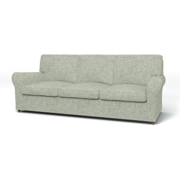 IKEA - Ängby 3 Seater Sofa Cover, Pistachio, Bouclé & Texture - Bemz