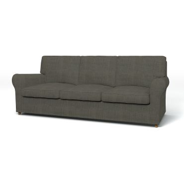 IKEA - Ängby 3 Seater Sofa Cover, Mole Brown, Bouclé & Texture - Bemz