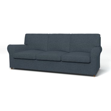IKEA - Ängby 3 Seater Sofa Cover, Denim, Bouclé & Texture - Bemz