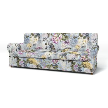 IKEA - Ängby 3 Seater Sofa Cover, Sky, Linen - Bemz