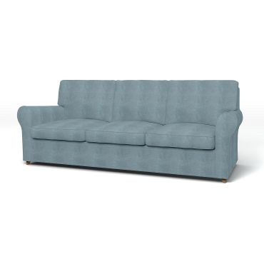 IKEA - Ängby 3 Seater Sofa Cover, Air Blue, BEMZ NATURE'S PALETTE COLLECTION - Bemz